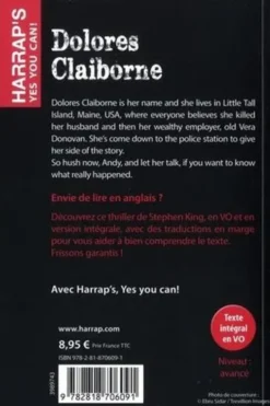 Dolores Claiborne. Edition en anglais, Stephen King