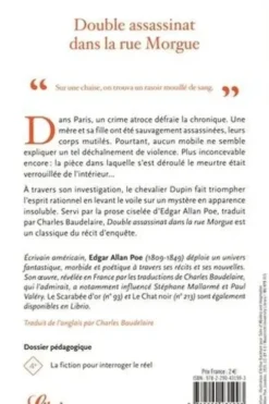 Double assassinat dans la rue Morgue. Suivi de Le Mystère de Marie Roget, Edgar Allan Poe