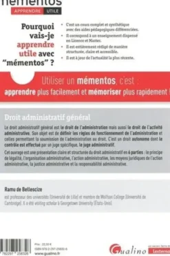Droit administratif général. Edition 2024-2025, Ramu de Bellescize