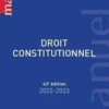 Droit constitutionnel. Edition 2022-2023, Michel Troper
