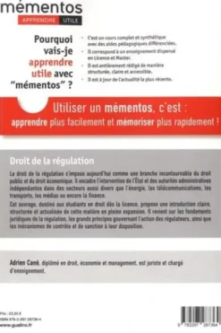 Droit de la régulation, Adrien Cané