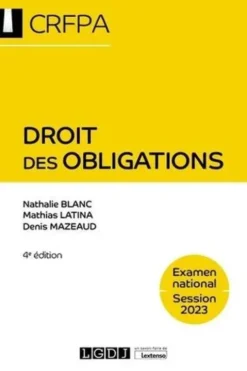 Droit des obligations. Edition 2023, Nathalie Blanc