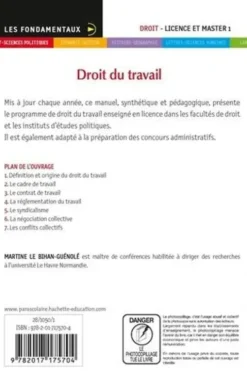 Droit du travail. Edition 2022-2023, Martine Le Bihan-Guénolé