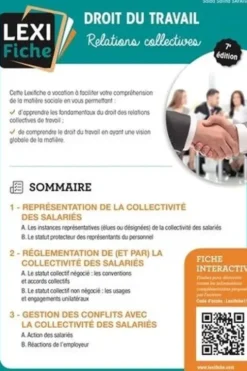 Droit du travail. Relations collectives, 7e édition, Saïda Saliha Safatian