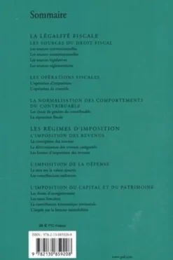 Droit fiscal. 6e édition actualisée, Jean-Jacques Bienvenu