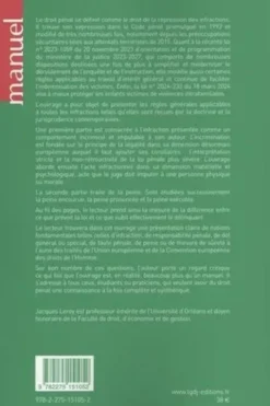 Droit pénal général. 10e édition, Jacques Leroy