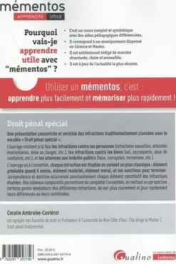 Droit pénal spécial. Edition 2024-2025, Coralie Ambroise-Castérot