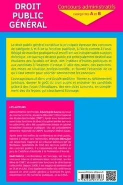 Droit public général. Concours administratifs catégories A et B, Hadi Habchi