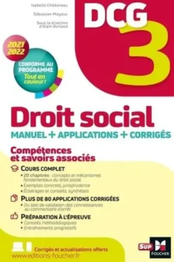 Droit social DCG 3. Edition 2021-2022, Alain Burlaud