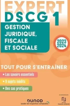DSCG 1 Gestion juridique, fiscale et sociale. Tout pour s'entraîner, Edition 2023-2024, Céline Mansencal