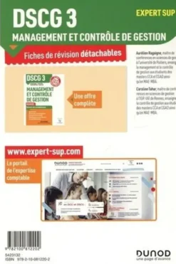 DSCG 3 Management et contrôle de gestion. Fiches de révision, Edition 2020, Aurélien Ragaigne