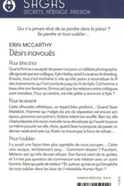 Désirs inavoués. Pour être à toi ; Pour te revenir ; Pour t'oublier, Erin McCarthy