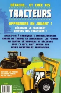 Détache...et crée tes tracteurs. 4 maquettes à monter, David Hawcock