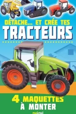 Détache...et crée tes tracteurs. 4 maquettes à monter, David Hawcock