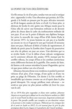 Du paradis souffle une tempête, Johannes Anyuru