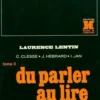 Du parler au lire Tome III, Laurence Lentin