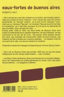 Eaux-fortes de Buenos Aires, Roberto Arlt