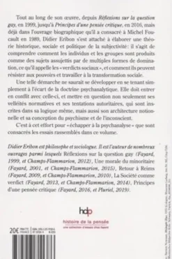 Ecrits sur la psychanalyse, Didier Eribon