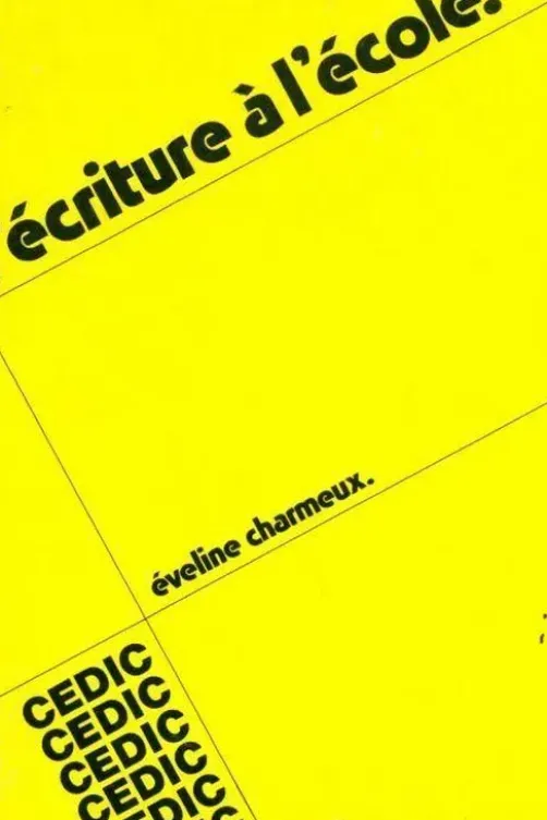 Ecriture à l'école, Collectif
