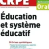 Education et système éducatif. Admission oral, Edition 2020, Serge Herreman