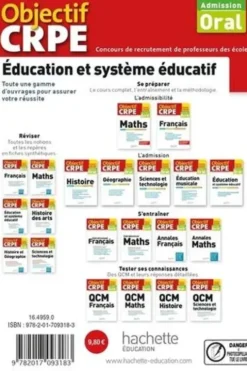 Education et système éducatif. Admission oral, Edition 2020, Serge Herreman