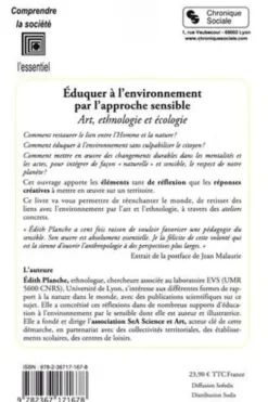 Eduquer à l'environnement par l'approche sensible. Art, ethnologie et écologie, Edith Planche