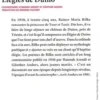Elégies de Duino. Textes en français et en allemand, Rainer Maria Rilke