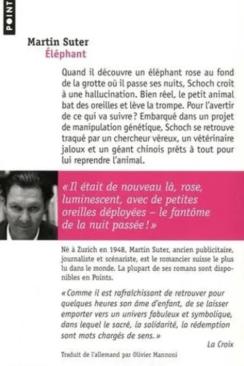 Eléphant, Martin Suter