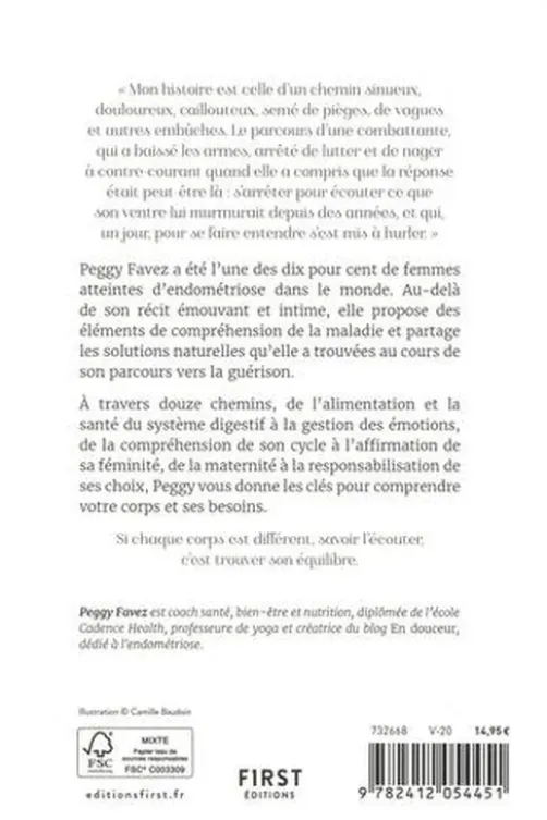 Endométriose, un chemin vers l'équilibre, Peggy Favez