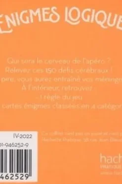 Enigmes logiques. 150 énigmes pour les esprits machiavéliques, Hachette Pratique