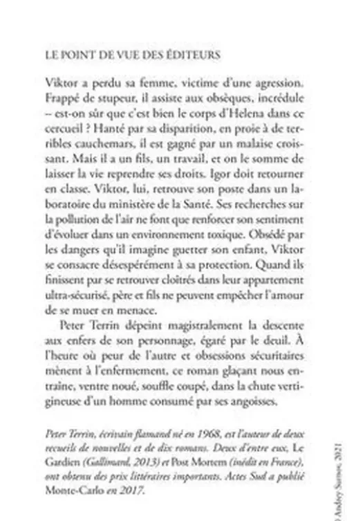 Enneigement, Peter Terrin