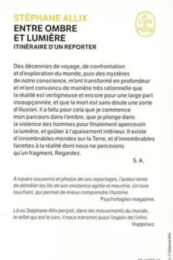 Entre ombre et lumière. Itinéraire d'un reporter, Stéphane Allix
