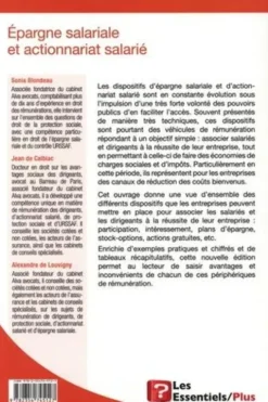 Epargne salariale et actionnariat salarié. 2e édition, Sonia Blondeau