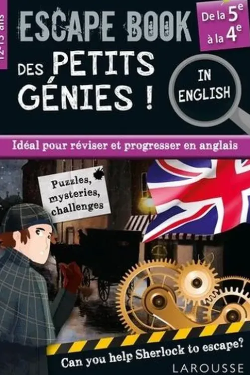 Escape book des petits génies ! De la 5e à la 4e, Edition en anglais, Gilles Saint-Martin