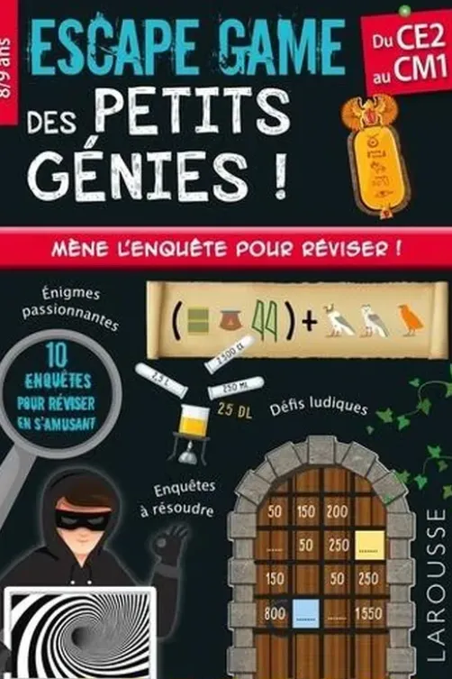 Escape game des petits génies ! Du CE2 au CM1, Mathieu Quénée