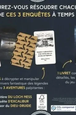Escape game Légendes celtiques. Avec 3 enquêtes de 45 minutes, Antartik