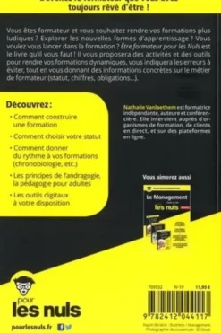 Etre formateur pour les nuls. Business, Nathalie Vanlaethem