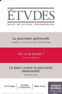 Etudes N° 4290, février 2022 : La paternité spirituelle ; Où va la droite ? ; La lutte contre la précarité alimentaire, François Euvé
