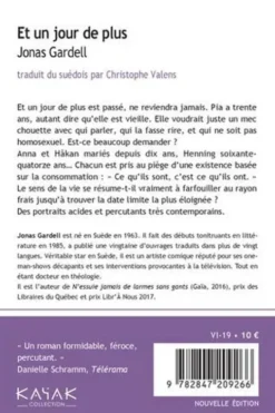Et un jour de plus, Jonas Gardell