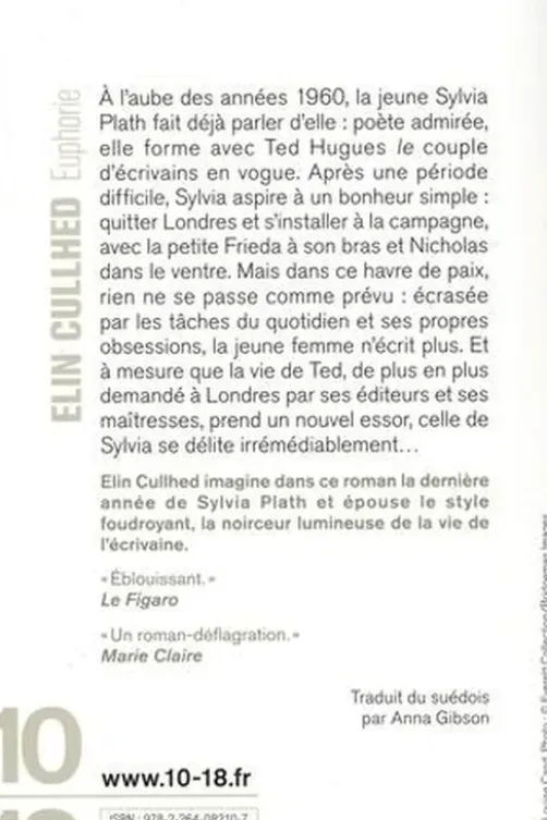 Euphorie. Un roman sur Sylvia Plath, Elin Cullhed