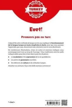 Evet ! Premiers pas en turc A1/A2, Deniz Töreli Esnault