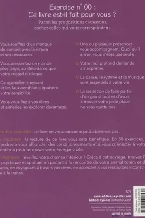 50 exercices de chamanisme. 3e édition, Gilles Diederichs