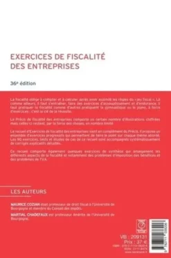Exercices de fiscalité des entreprises 2023/2024. 36e édition, Maurice Cozian