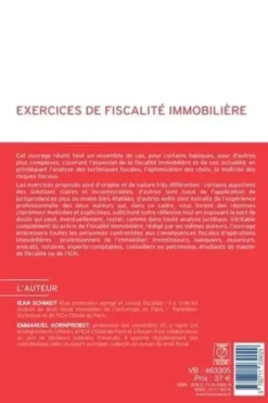 Exercices de fiscalité immobilière. 5e édition, Jean Schmidt