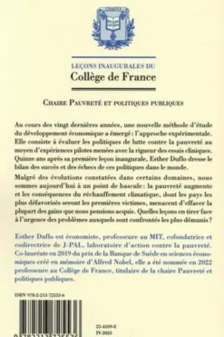 Expérience, science et lutte contre la pauvreté (presque) quinze après, Esther Duflo