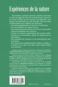 Expériences de la nature. Verne, Canguihem, Haushofer. Prépas scientifiques, concours, Edition 2025-2026, Kishore Christophe Annoussamy