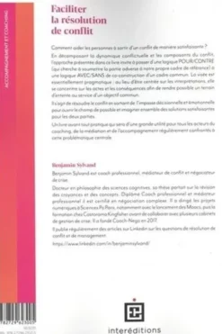 Faciliter la résolution de conflit, Benjamin Sylvand