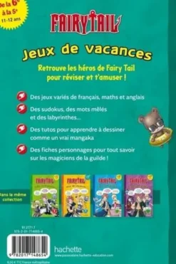 Fairy Tail. Jeux de vacances. De la 6e à la 5e, Elisabeth Raoul