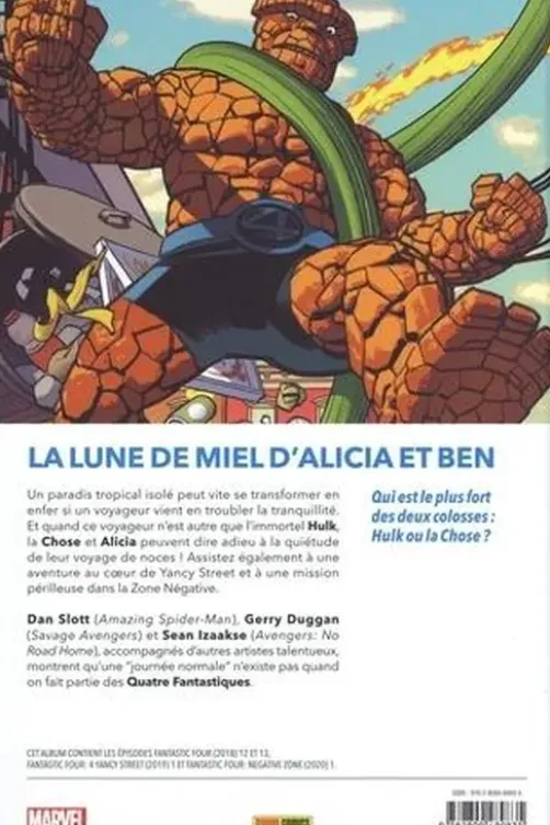 Fantastic Four Tome 4 :La Chose Vs L'immortel Hulk, Dan Slott