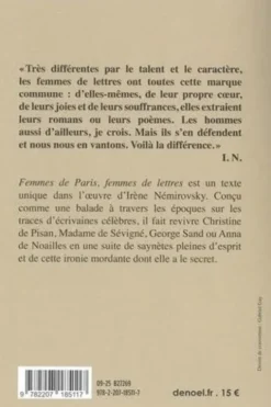 Femmes de Paris, femmes de lettres. Et autres portraits de femmes, Irène Némirovsky